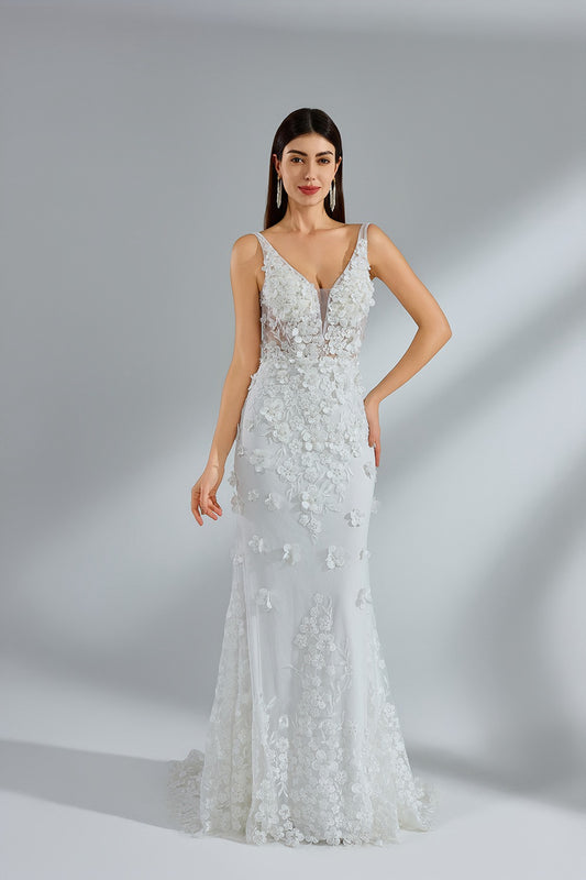 Wholesale Plus Size Lace Mermaid Wedding Gowns KT1392