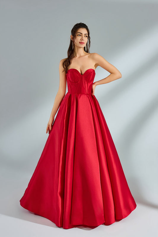 Wholesale Strapless Ball Gown Prom Dress for a Grand Red Carpet Look 32913