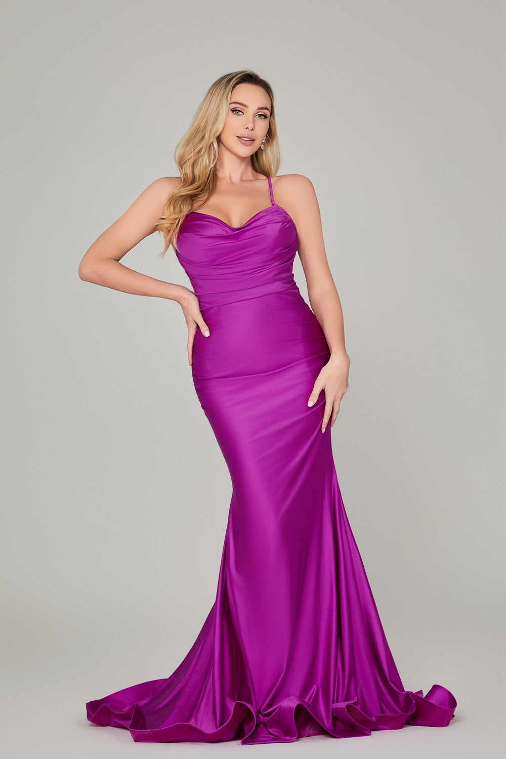 Wholesale Simple Mermaid Dresses with Train 32853