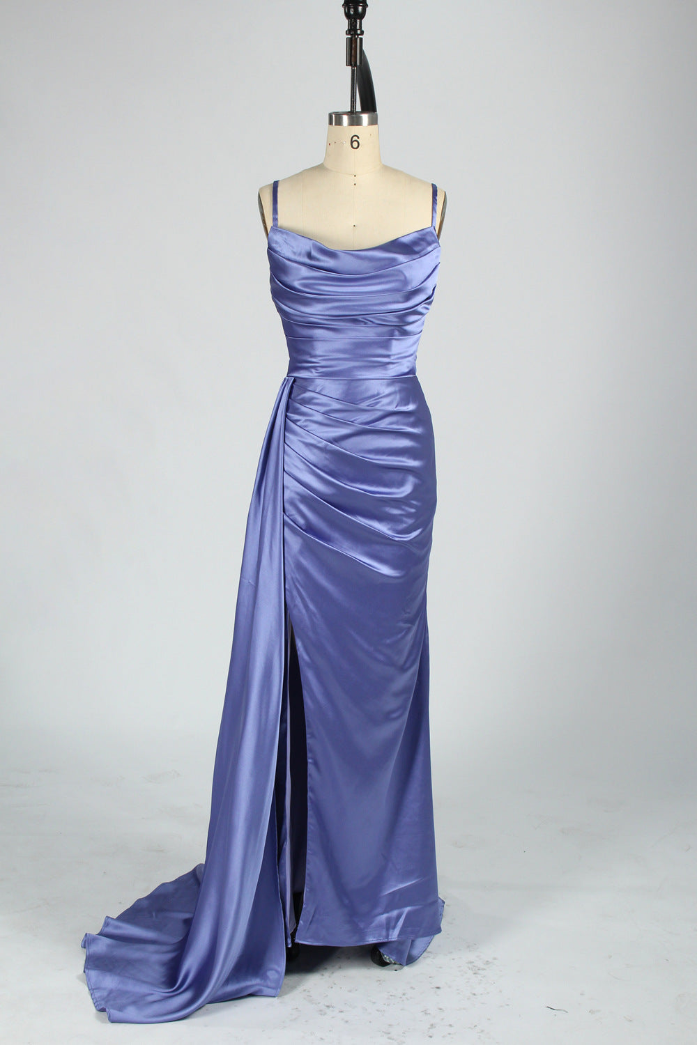 Elegant Strapless Prom Dress with Detachable Straps and Side Bow D-127